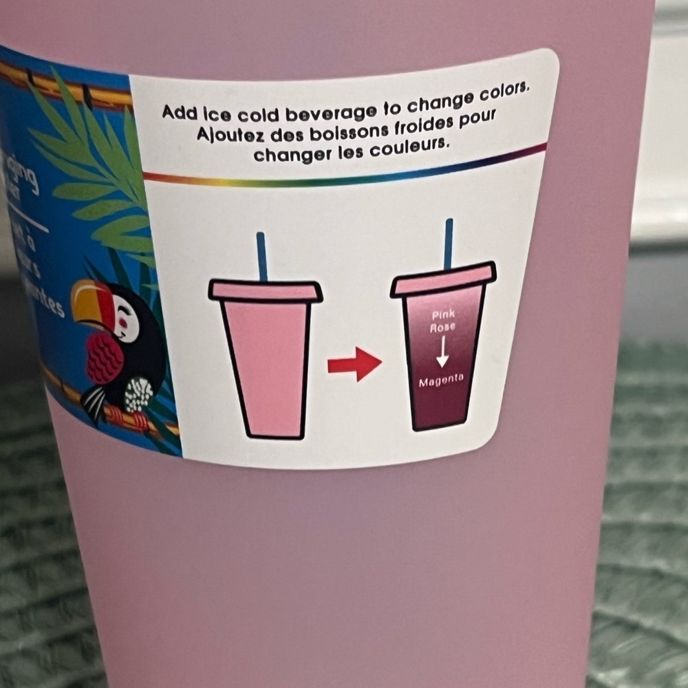 NWT-Large Color Changing Tumbler - Picture 3 of 4